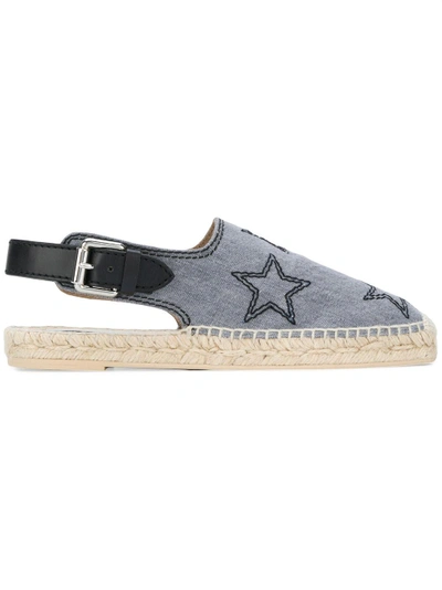 Shop Stella Mccartney Star Embroidered Espadrilles