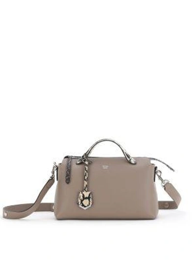 Shop Fendi By The Way Medium Leather Shoulder Bag In Dove