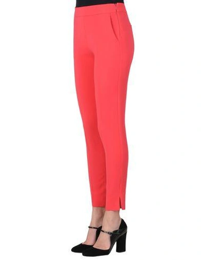 Shop Emporio Armani Casual Pants In Coral