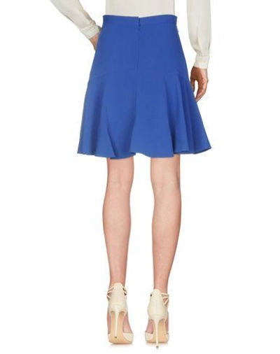 Shop Peter Pilotto Knee Length Skirts In Blue