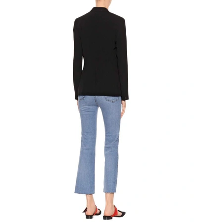 Shop Rag & Bone Windsor Crêpe Blazer In Black