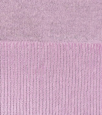 Shop Bottega Veneta Wool Sweater In Purple