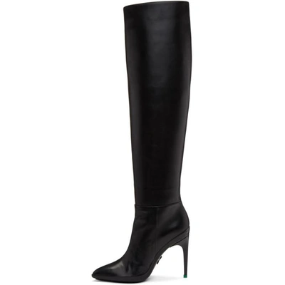 Shop Off-white Black 'for Walking' Knee-high Boots