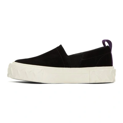 Shop Eytys Black Suede Viper S-o Sneakers