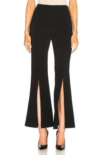 Shop Roland Mouret Parkgate Stretch Viscose Trousers In Black