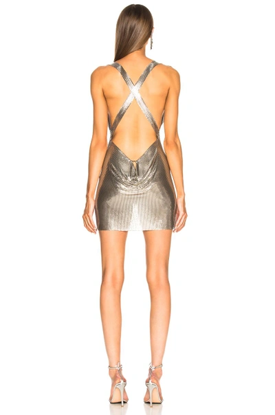 Fannie Schiavoni Hailey Dress In Silver