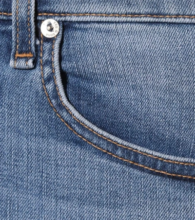 Shop Rag & Bone Hana Cropped Bootcut Jeans In Blue