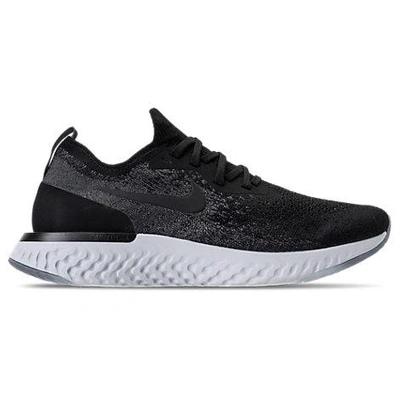 Shop Nike Women's Epic React Flyknit Running Shoes, Black