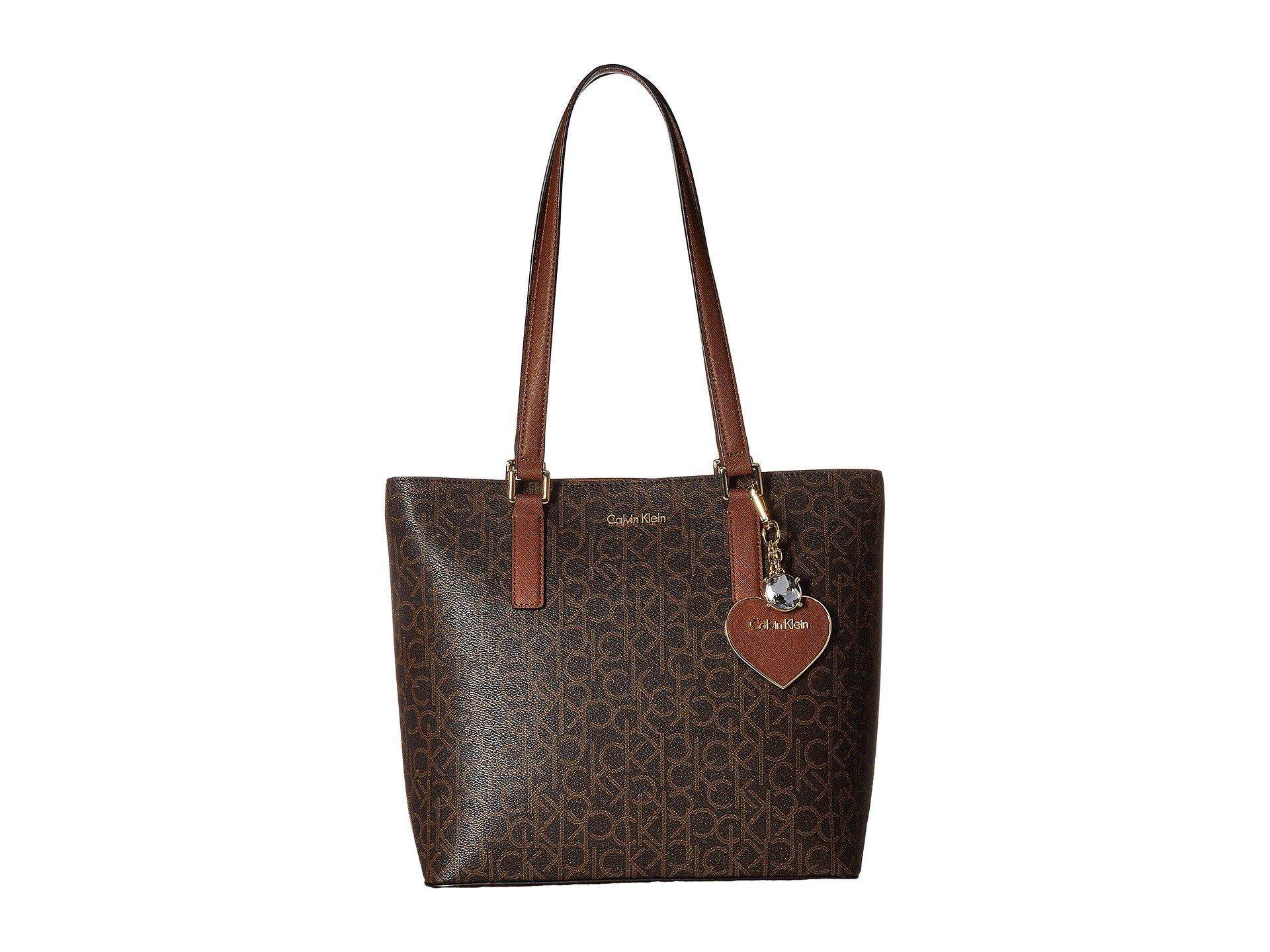 calvin klein monogram tote