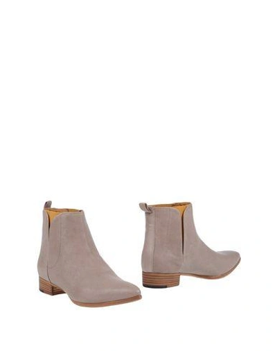 Shop Alberto Fermani Ankle Boot In Dove Grey