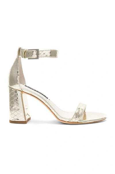 Shop Alice And Olivia Lillian Sandal In Light Gold
