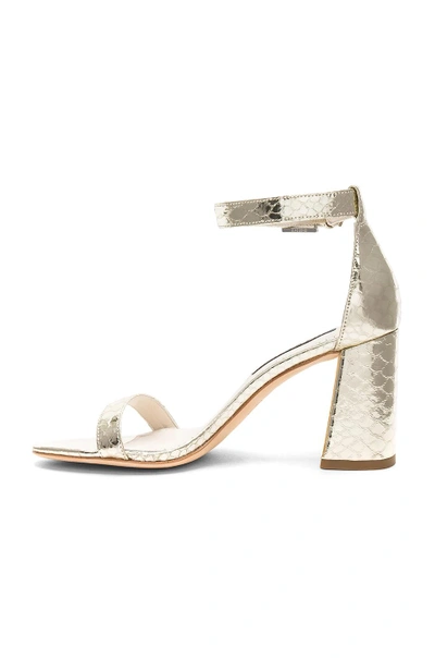 Shop Alice And Olivia Lillian Sandal In Light Gold