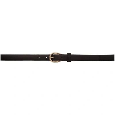 Shop Apc A.p.c. Black Rosette Belt In Noir