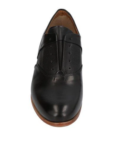 Shop Alberto Fermani Loafers In Black