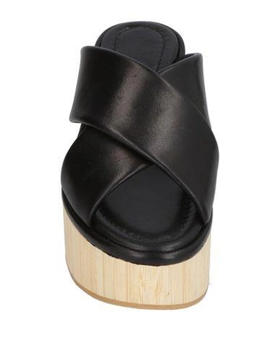 Shop Robert Clergerie Sandals In Black