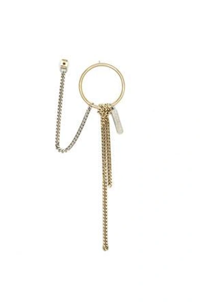 Shop Justine Clenquet Opening Ceremony Lilly Single Earring In Gold