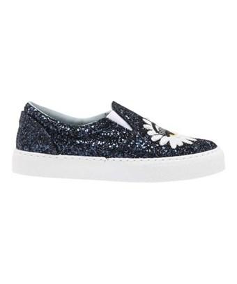 navy glitter sneakers