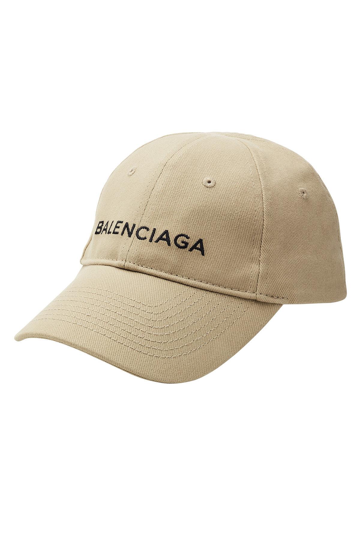 balenciaga hat khaki