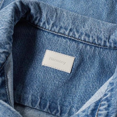 Shop Harmony Dimitri Denim Jacket In Blue