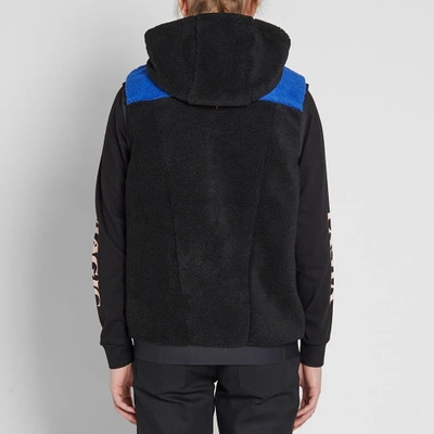Shop Nike Vapour Woven Reversible Hood Gilet In Black