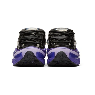 Shop Raf Simons Purple & Black Adidas Originals Edition Ozweego Iii Sneakers