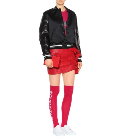 Shop Givenchy Knitted Over-the-knee Socks In Female