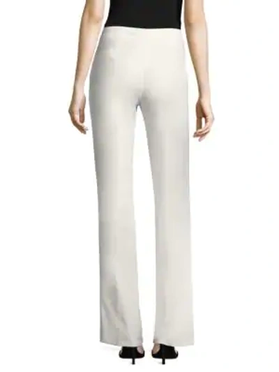 Shop Escada Tsegana Straight-leg Pants In Off White