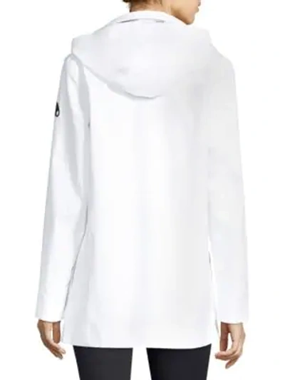 Shop Moose Knuckles Elk Island Anorak In White