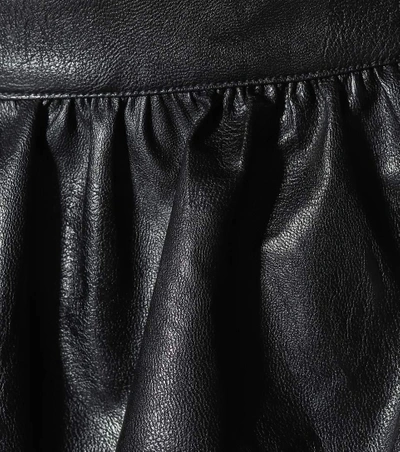 Shop Stella Mccartney Anika Faux Leather Skirt In Black