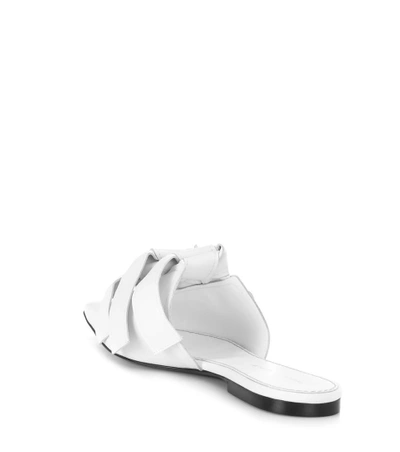 Shop Proenza Schouler Leather Slippers In White