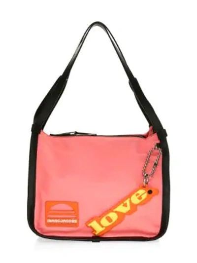 Shop Marc Jacobs Nylon Sport Tote In Coral