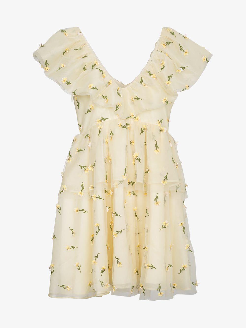 ganni bliss mini dress