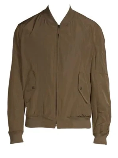 Shop Sanyo Manchester Bomber Jacket In Moss