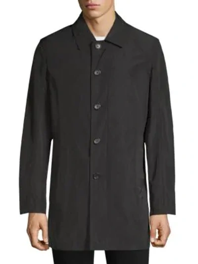 Shop Sanyo Montauk Trench Coat In Black