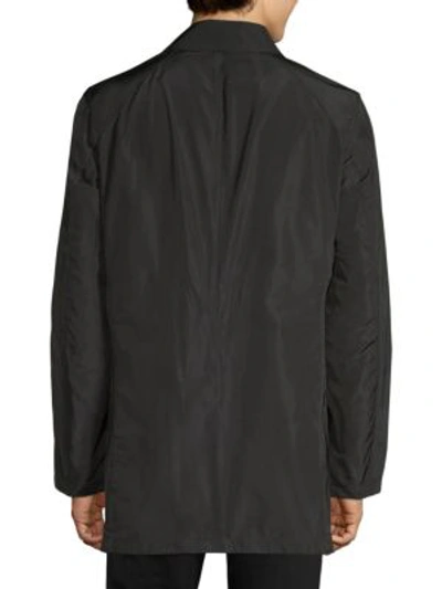 Shop Sanyo Montauk Trench Coat In Black