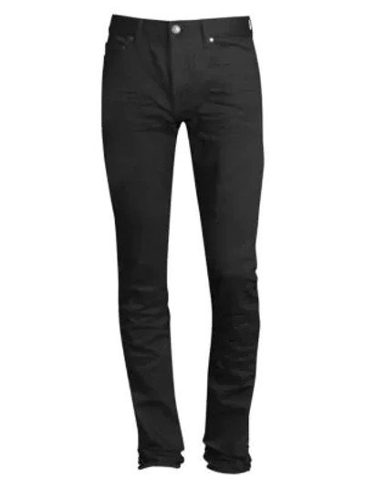 Shop John Elliott Cast 2 Obsidion Slim-fit Raw Jeans In Black