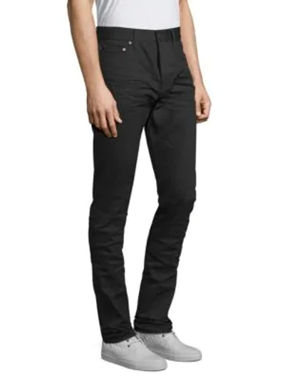Shop John Elliott Cast 2 Obsidion Slim-fit Raw Jeans In Black