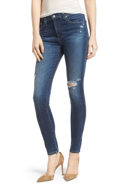 Shop Ag 'the Farrah' High Rise Skinny Jeans In 9 Years-atlas