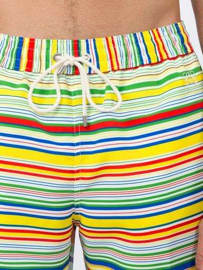 Shop Loewe Stripe Print Swimming Shorts