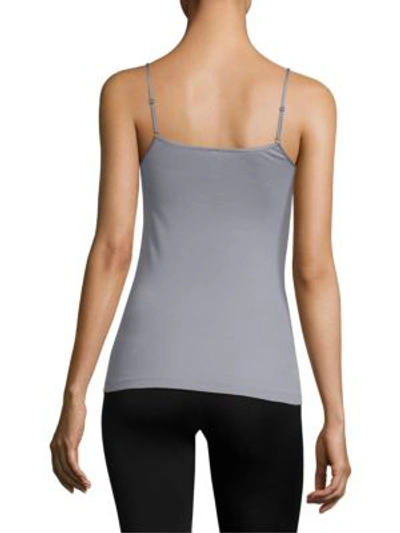 Shop Hanro Moments Spaghetti Camisole In Lilac Grey