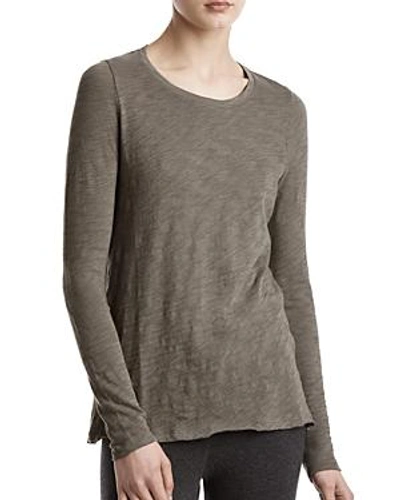 Shop Atm Anthony Thomas Melillo Destroyed Long-sleeve Tee In Military