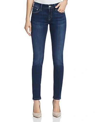 Shop Mavi Alexa Mid Rise Super Skinny Jeans In Dark Supersoft