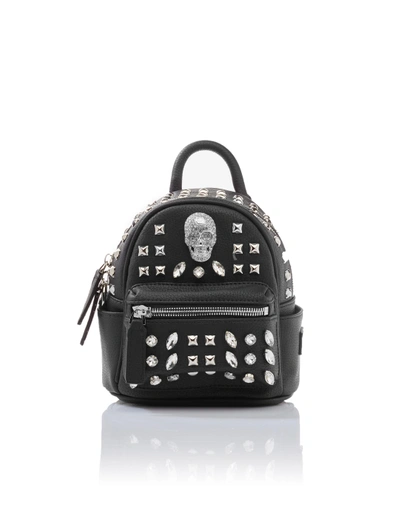 Shop Philipp Plein Backpack "shiny Skull"