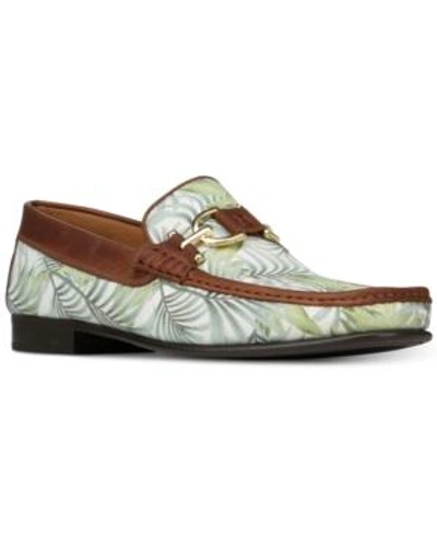 Shop Donald Pliner Men's Dacio Bit Loafers Men's Shoes In Leaf