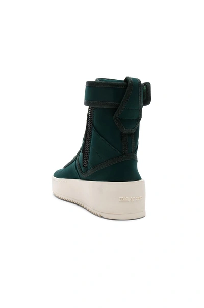 Shop Fear Of God Nylon Military Sneakers In Green