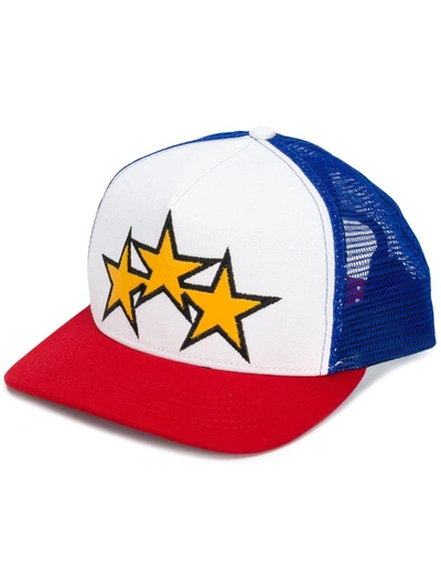 Shop Amiri Star Trucker Hat - White