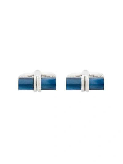 Shop Fefè Glamour Pochette Fefè Cilinder Cufflinks - Blue