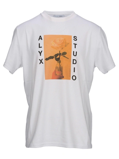 Shop Alyx Rose T-shirt In White
