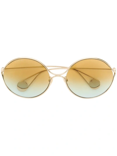 Shop Gucci Oversized Shaped Sunglasses