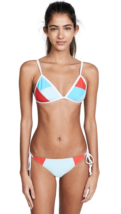 Shop Xirena Seaside Lily Bikini Top In Mermaid